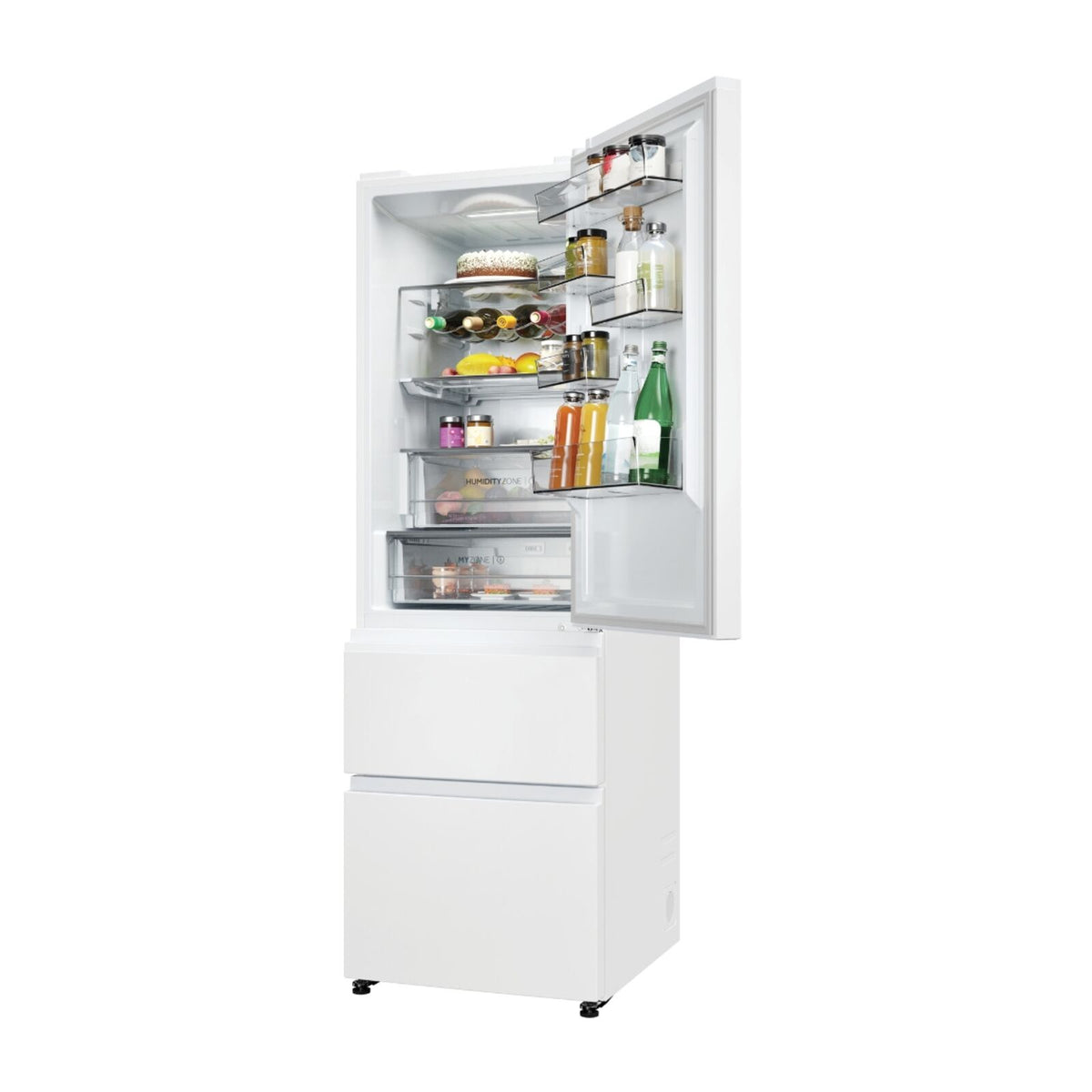 Haier HTW5618DNPW Kyl-frys Svart