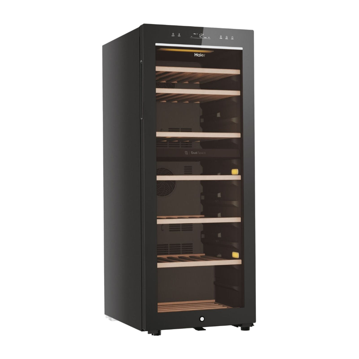 Haier HWS77GDAU1 Frittstående vinskap Svart