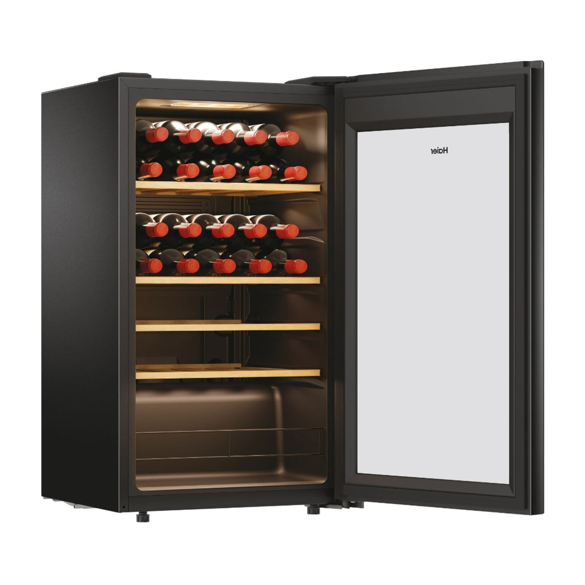 Haier HWS34GGH1 Frittstående vinskap Svart