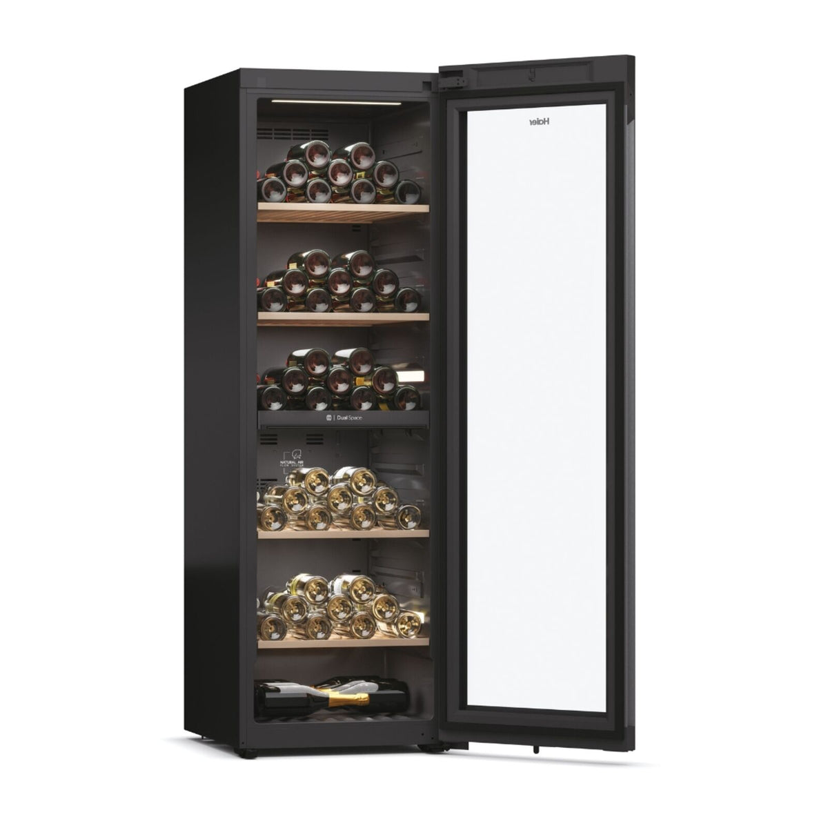Haier HWS236GDEH1 Frittstående vin Svart