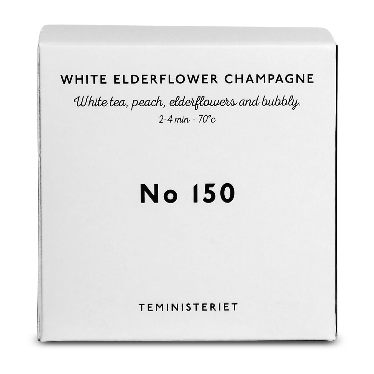 Teministeriet Signature 150 White Elderflower Champagne - Teepussit Boxissa