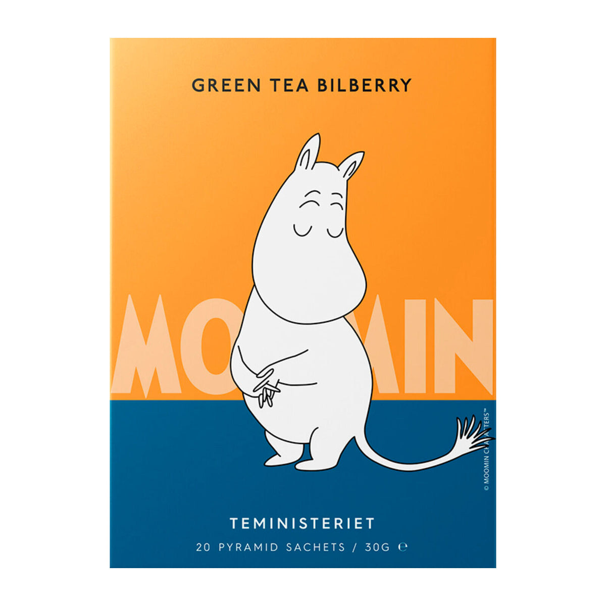 Teministeriet Moomin Green Tea Bilberry Pyramid Tea