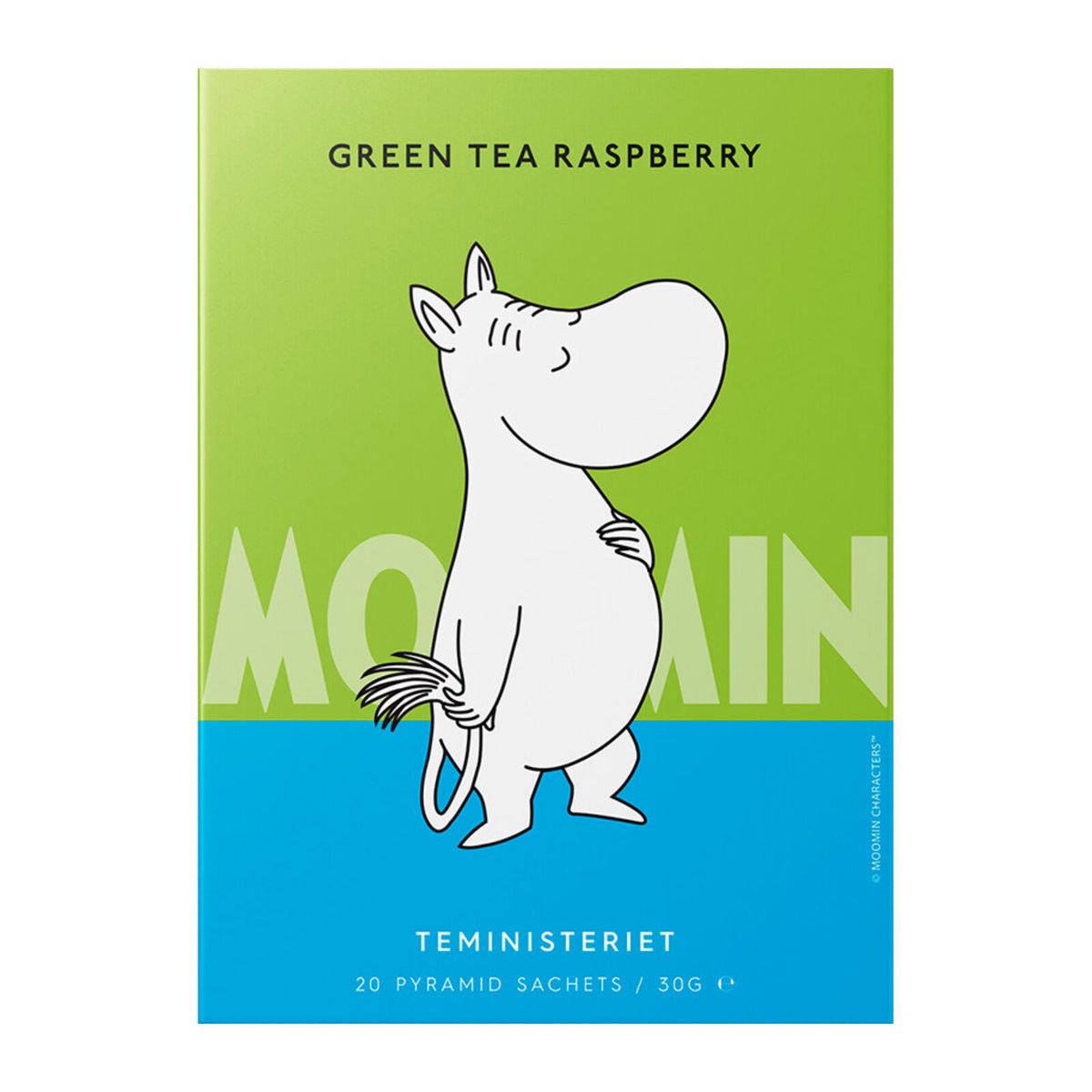 Teministeriet Moomin Moomin Green Tea Raspberry Pyramide-te