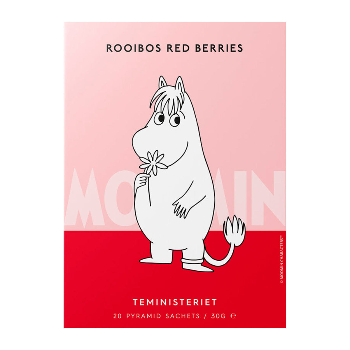 Teministeriet Moomin Rooibos Red Berries Pyramid Tea