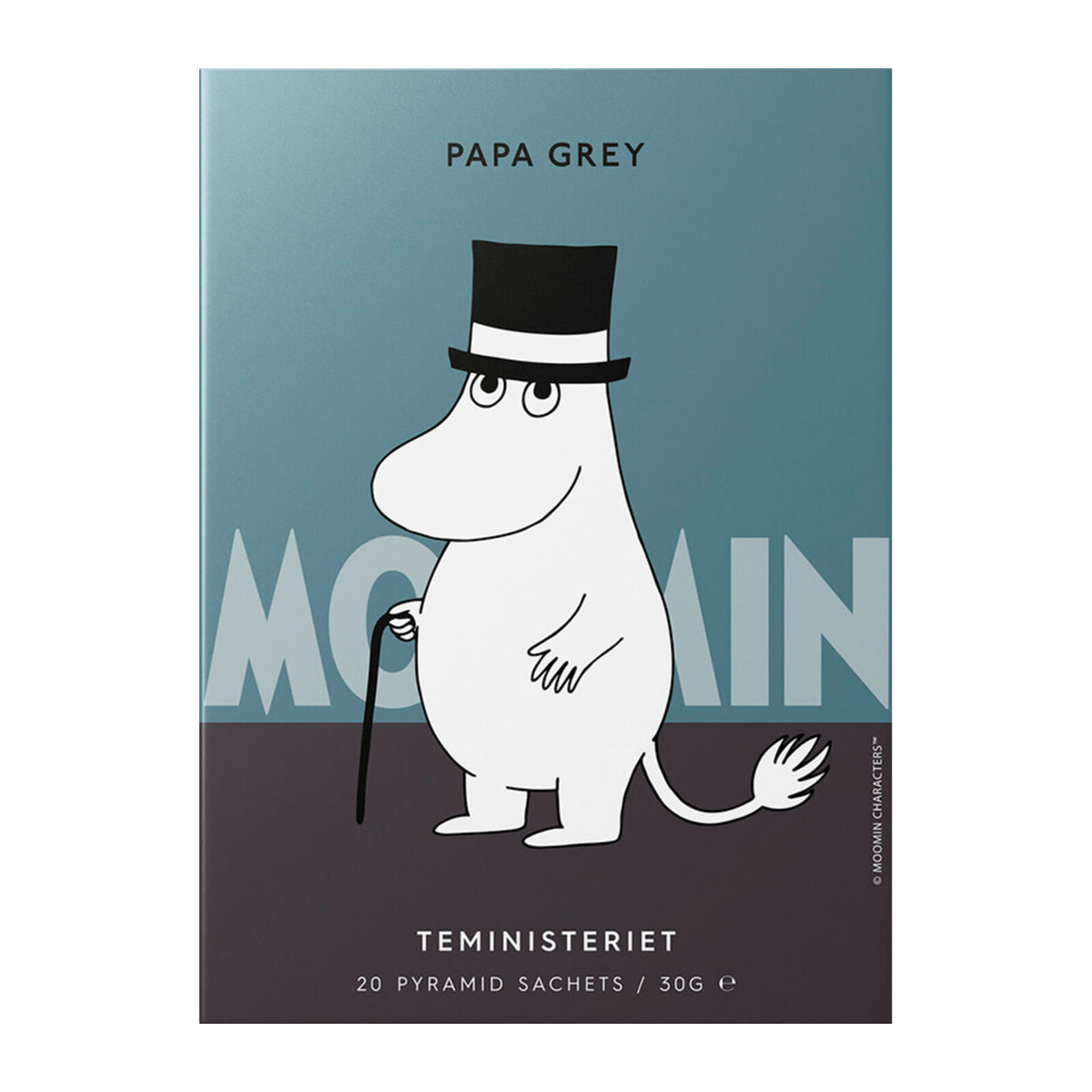 Teministeriet Moomin Moomin Papa Grey Pyramid Tee