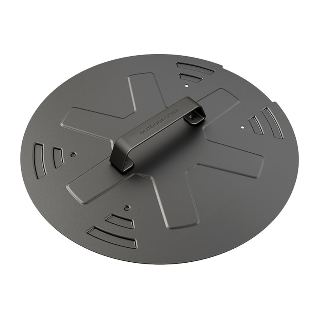 Outdoorchef Hiiliteräskansi 4-in-1 Musta