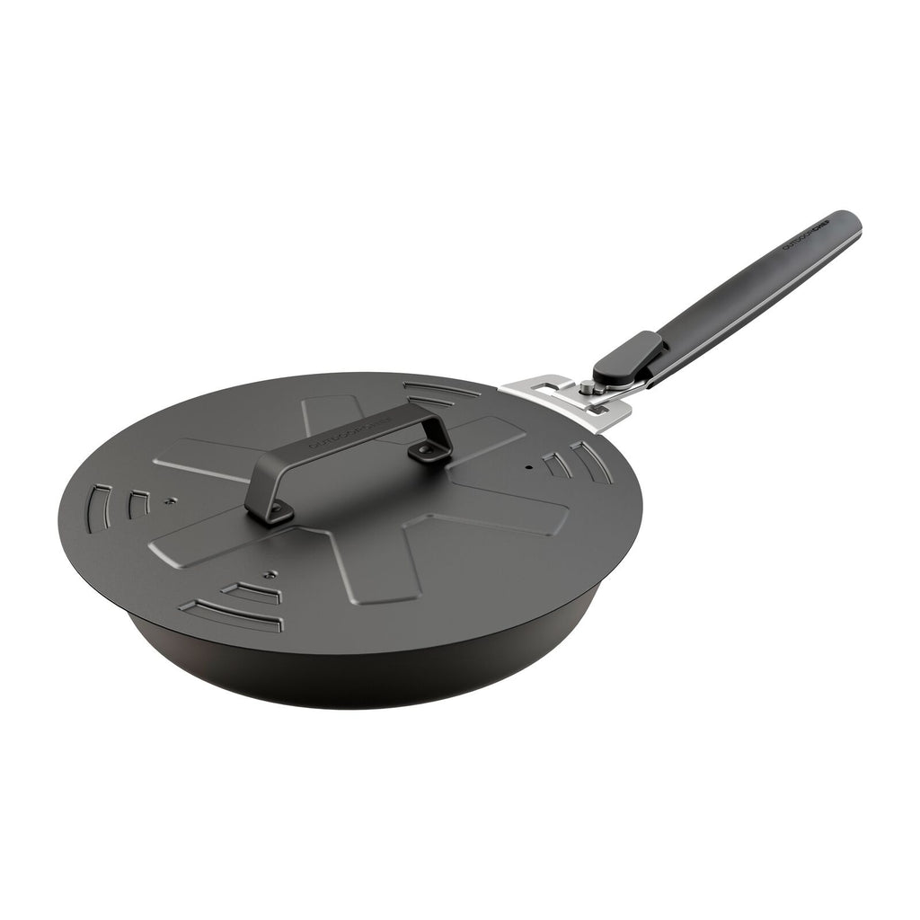 Outdoorchef Hiiliteräskansi 4-in-1 Musta