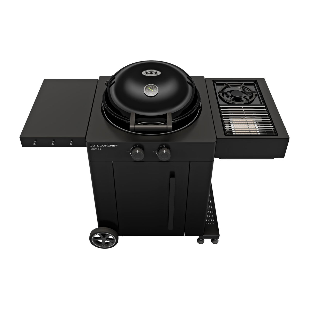 Outdoorchef Arosa 570 G Evo plus musta 30 mbar kaasugrilli