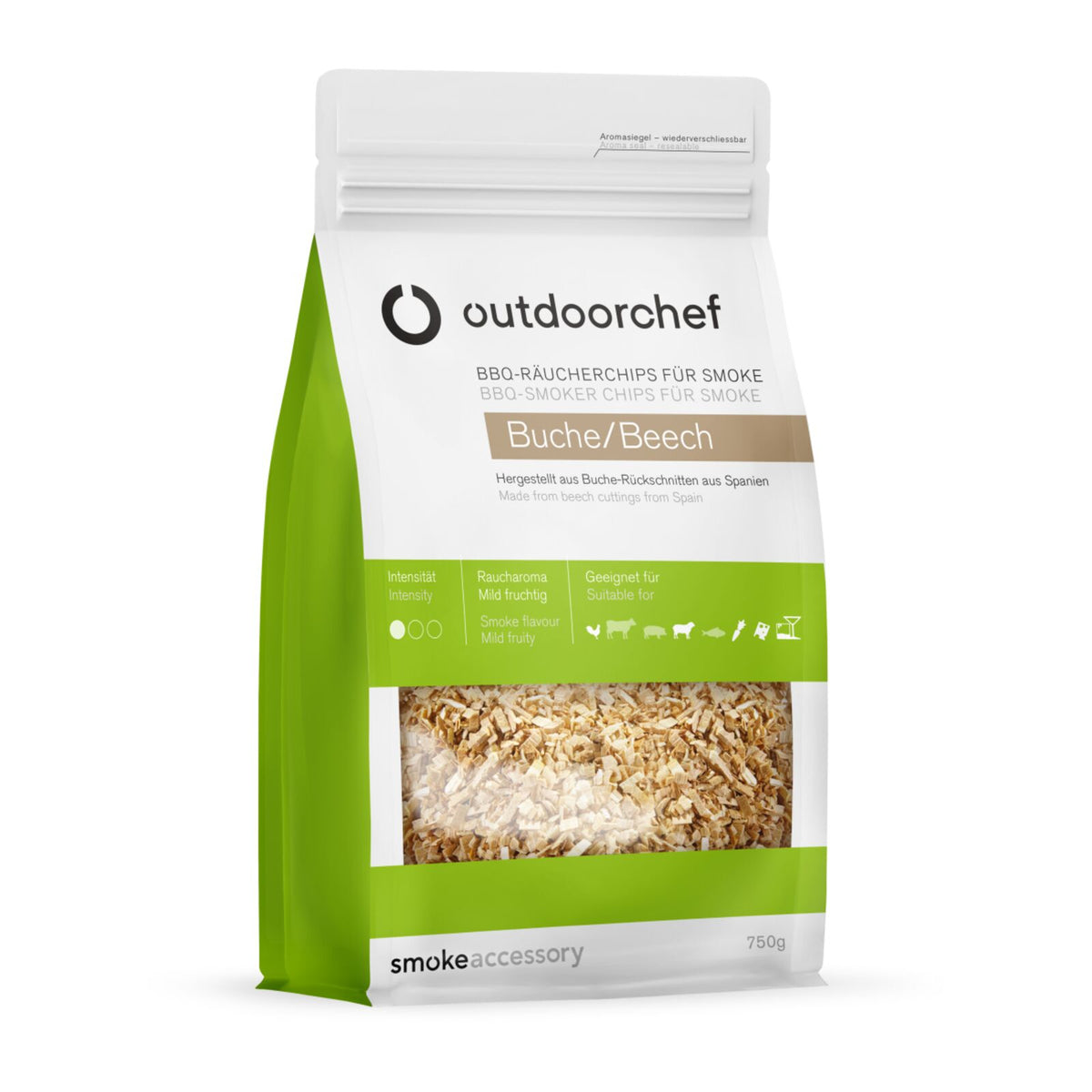 Outdoorchef røykechips bøk for røyking