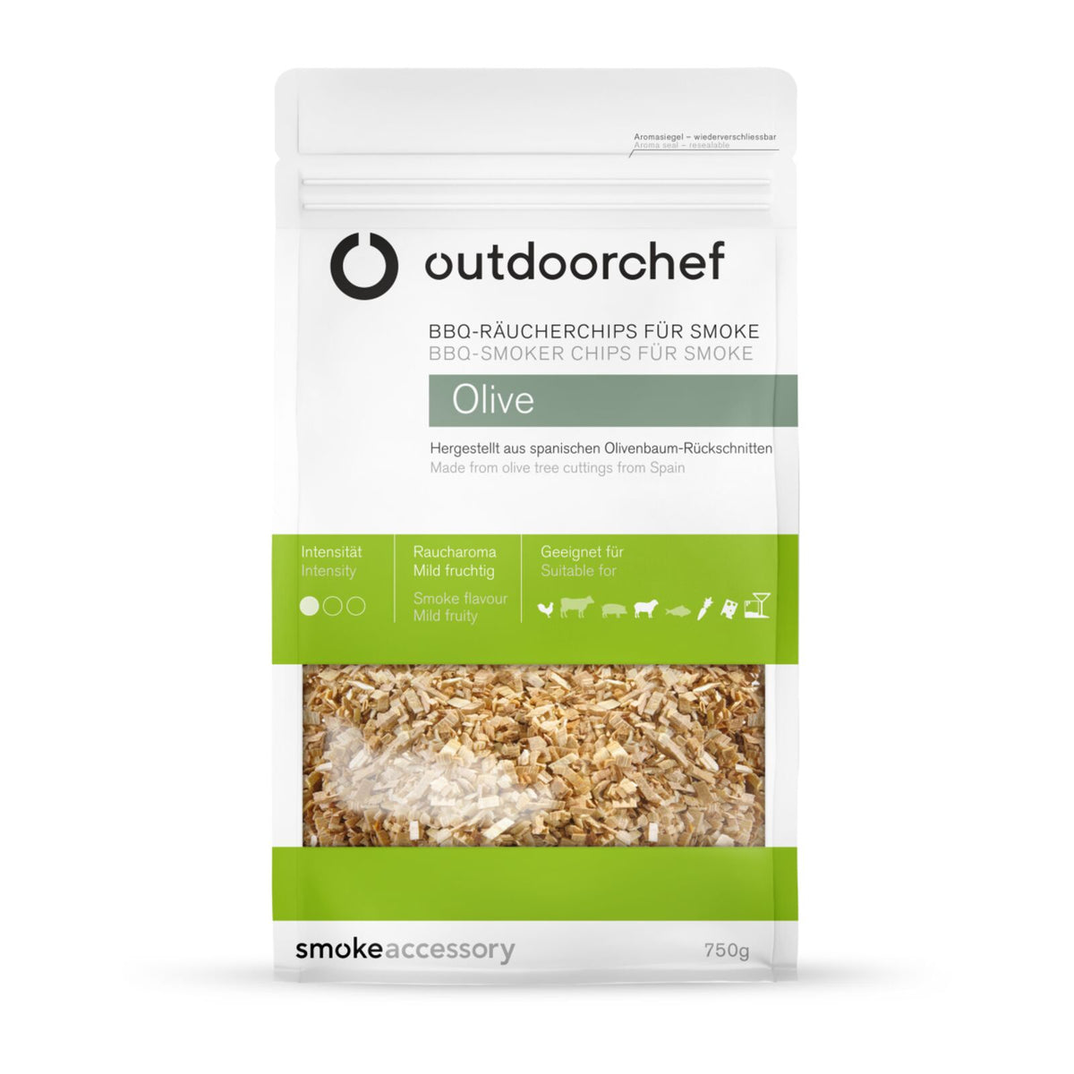 Outdoorchef Røykflis Oliven for Røyking