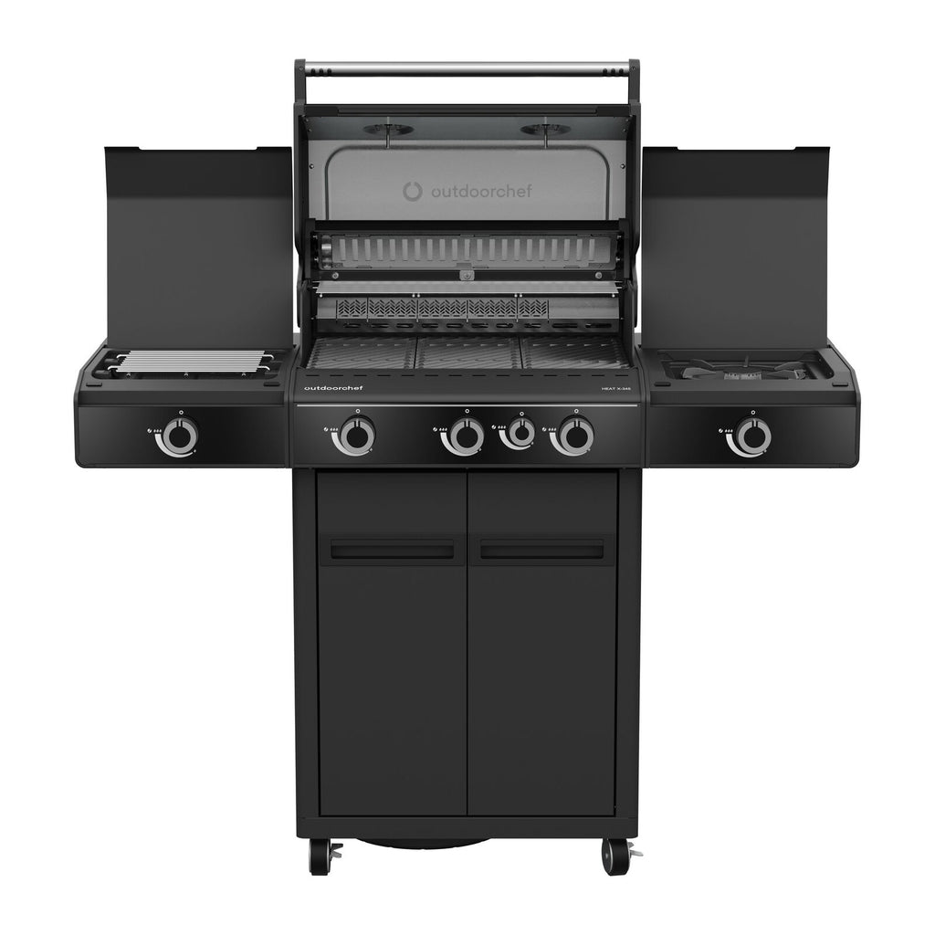 Outdoorchef BBQ station heat X-345 30mbar Gas BBQ Black