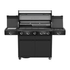 Outdoorchef BBQ station heat X-545 30mbar Gas BBQ Black