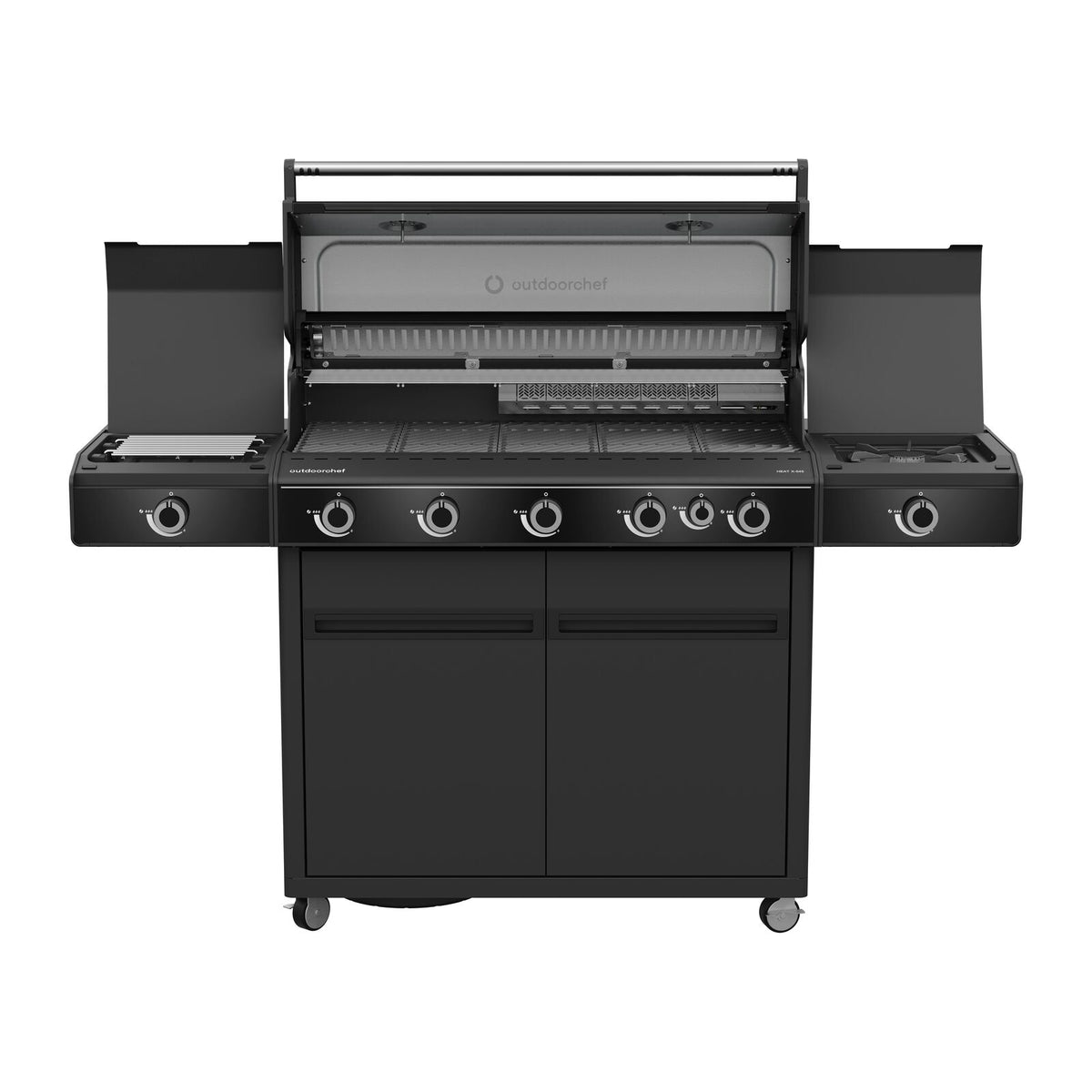 Outdoorchef BBQ-asema Heat X-545 30mbar Kaasugrilli Musta