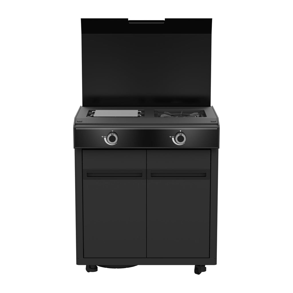 Outdoorchef Grillimoduuli Heat X-245 K 30Mbar BBQ moduuli Musta