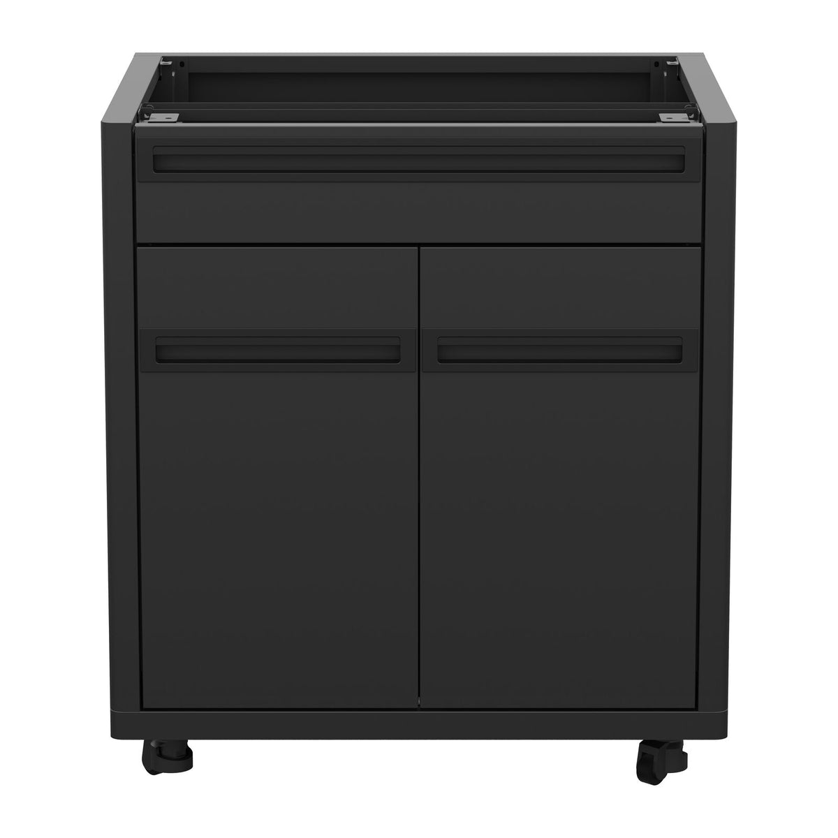 Outdoorchef Skab Varme 2 Døre / 1 Skuffer Modul Sort