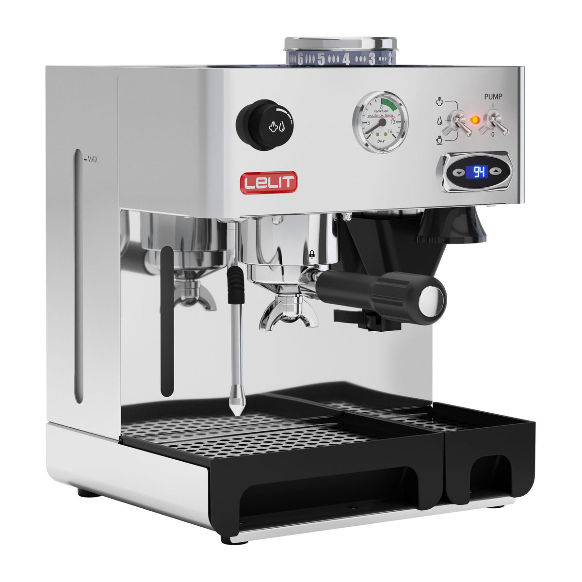 Lelit Anita - PL042TEMD Espressomaskin Borstat Rostfritt Stål