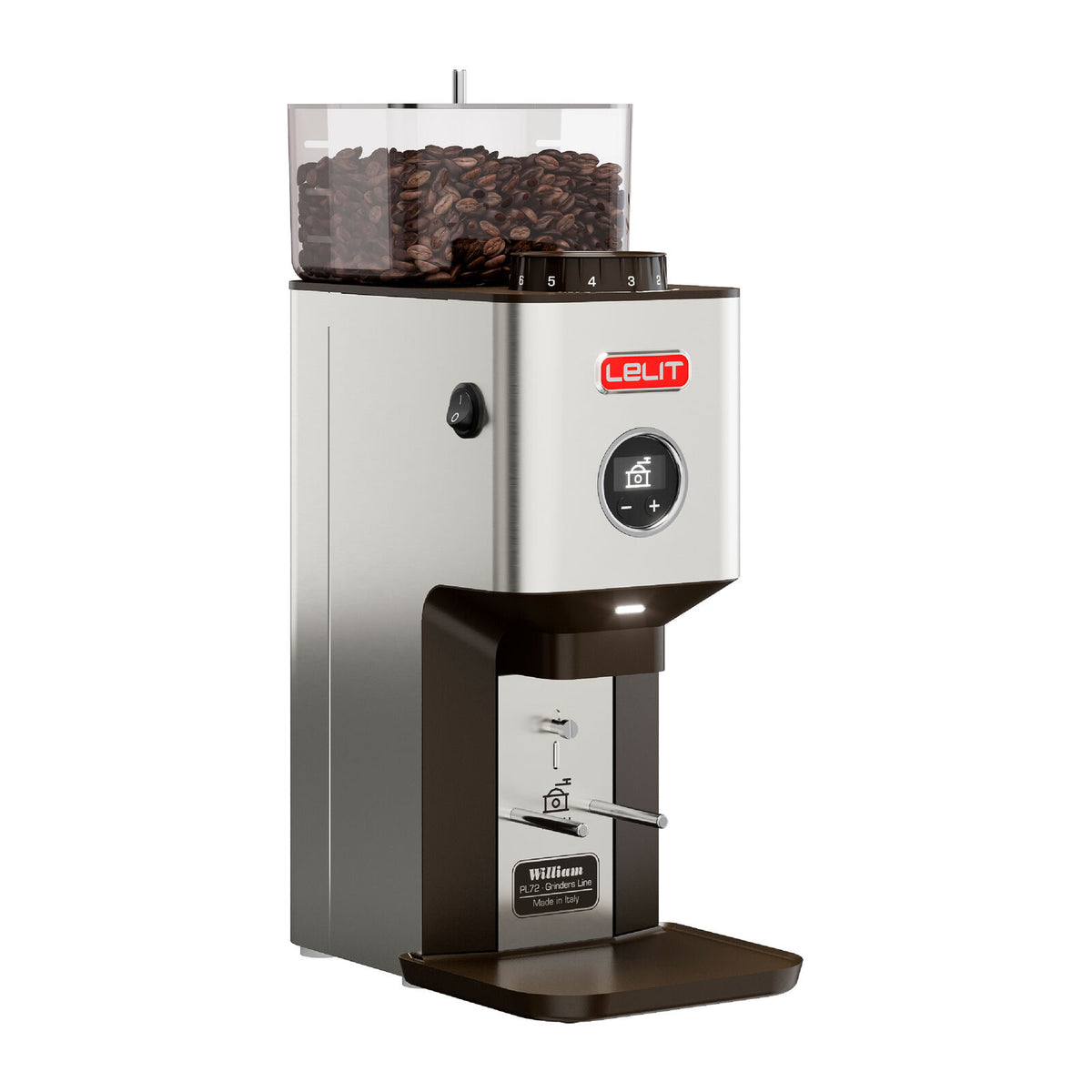 Lelit William - PL72 Kaffekvarn Borstat Rostfritt Stål