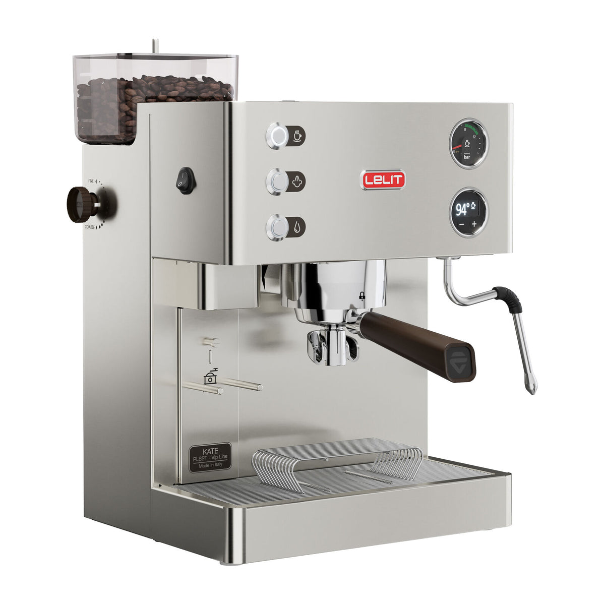 Lelit Kate - PL82T Espressomaskin Børstet Rustfritt Stål