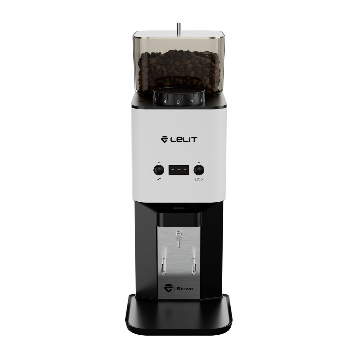 Lelit Steve Flat BURR WHT Type Q kaffekvern hvit