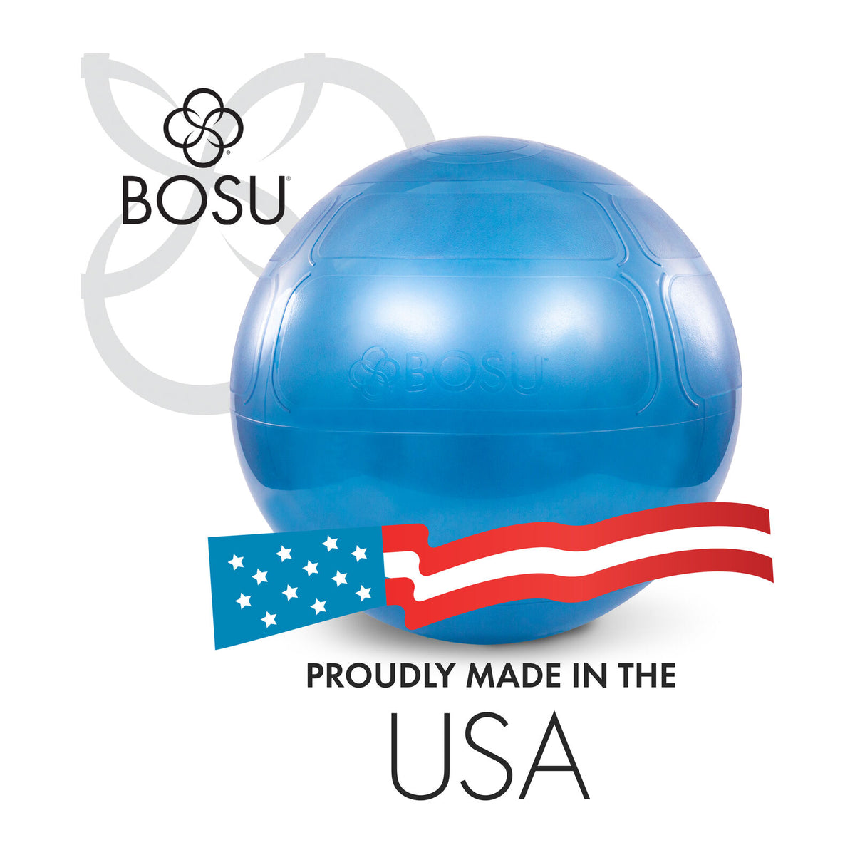 BOSU Træningsbold Fitnessbold Blå 55 cm Fitnessbold Blå