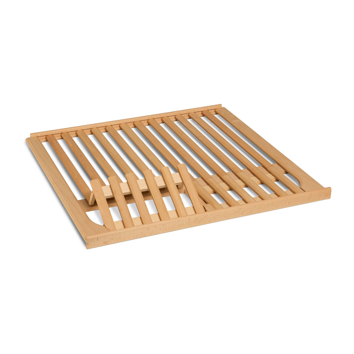 Liebherr Wooden presentation shelf
