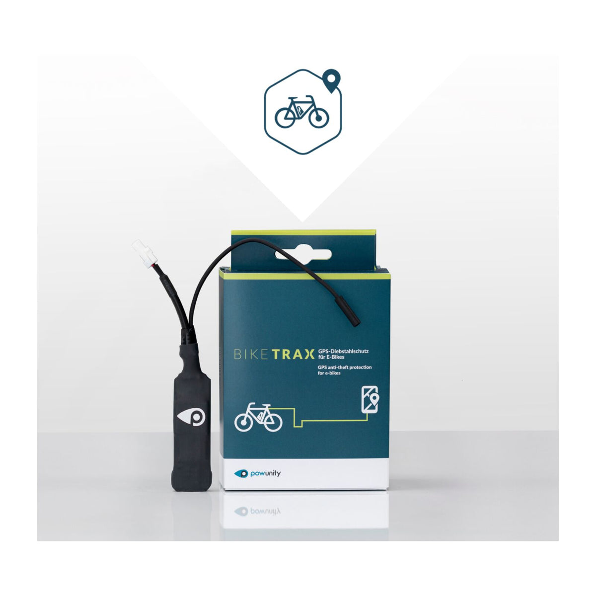 Powunity BikeTrax 4G Shimano Musta