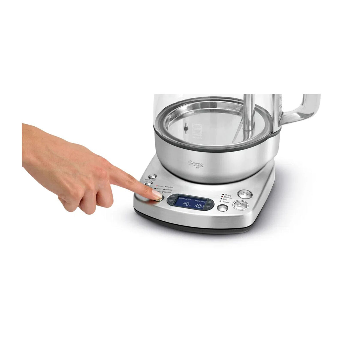 Sage STM800 Teekeitin, harjattu teräs