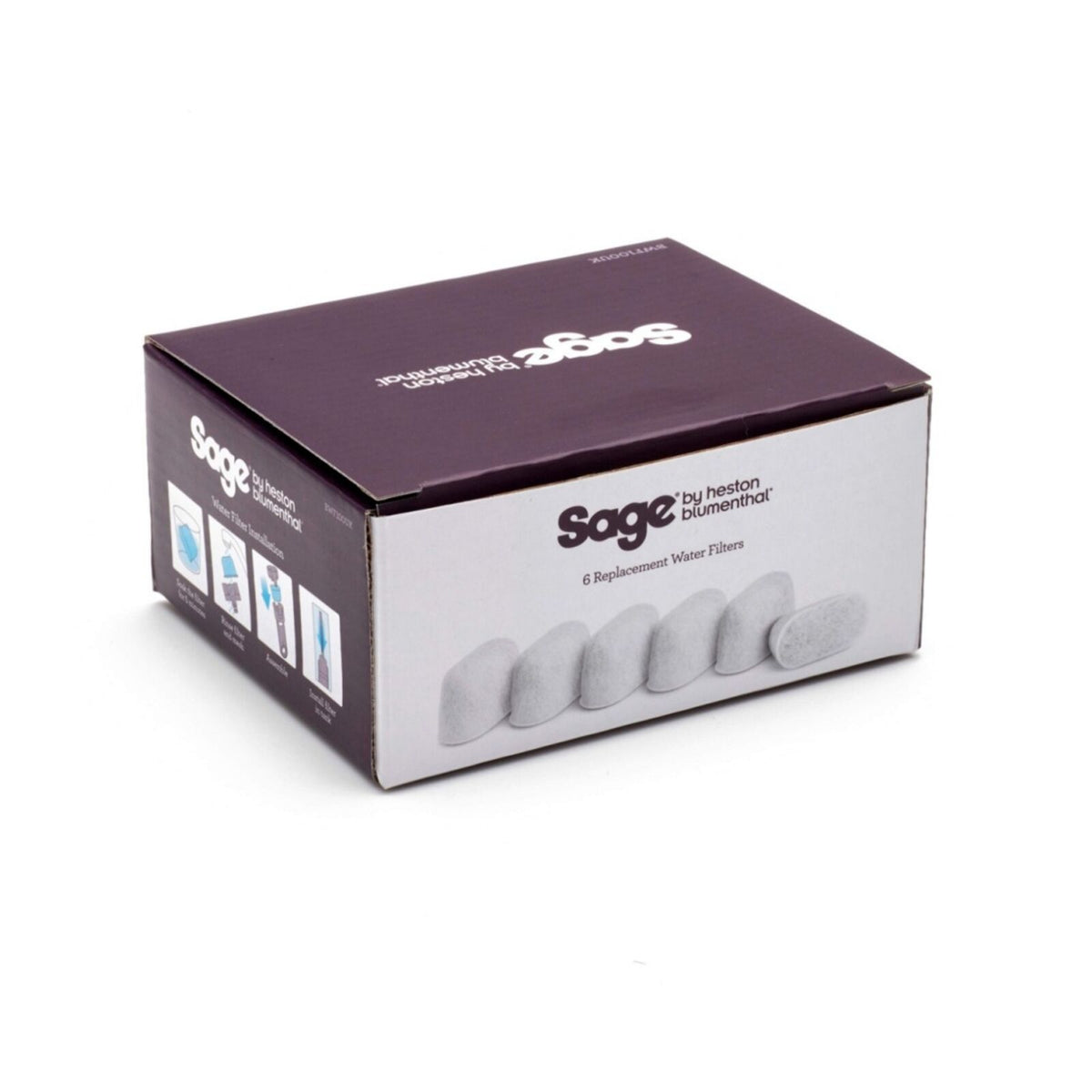 Sage SWF100 UK Vannfilter Hvit