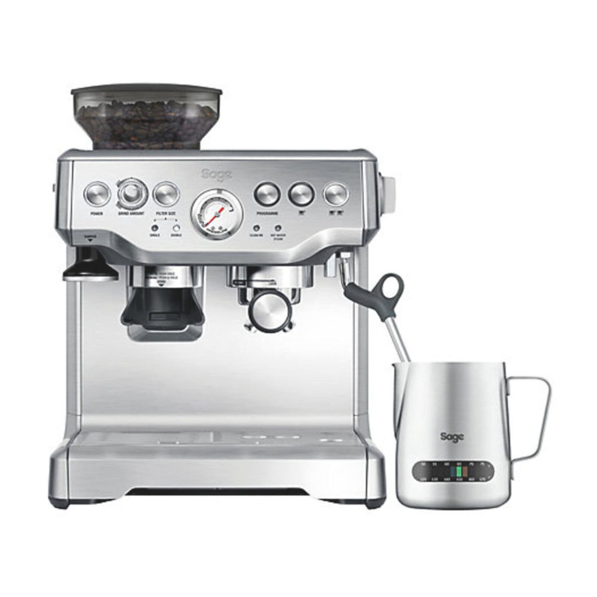 Sage SES875BSS Espressomaskin Borstat Rostfritt Stål