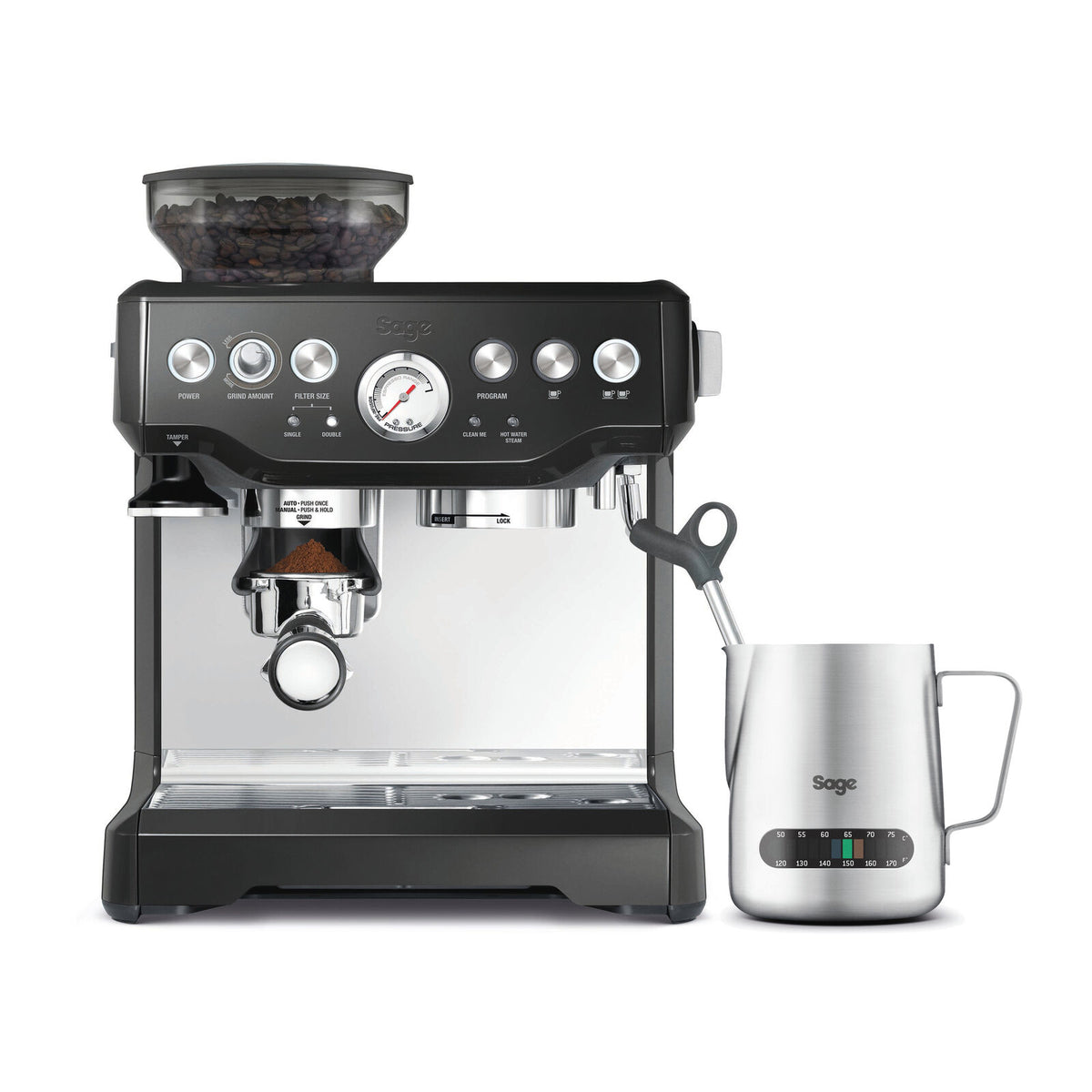 Sage SES875BKS Espresso machine Black Sesame