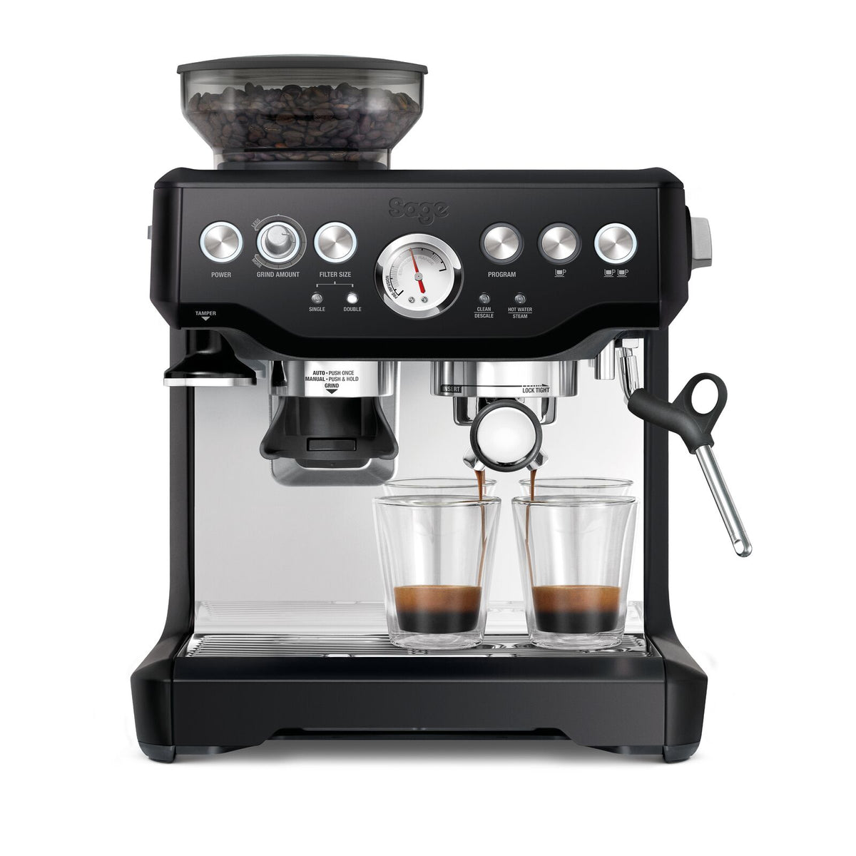Sage SES875BTR Barista Express espressomaskin Black Truffle