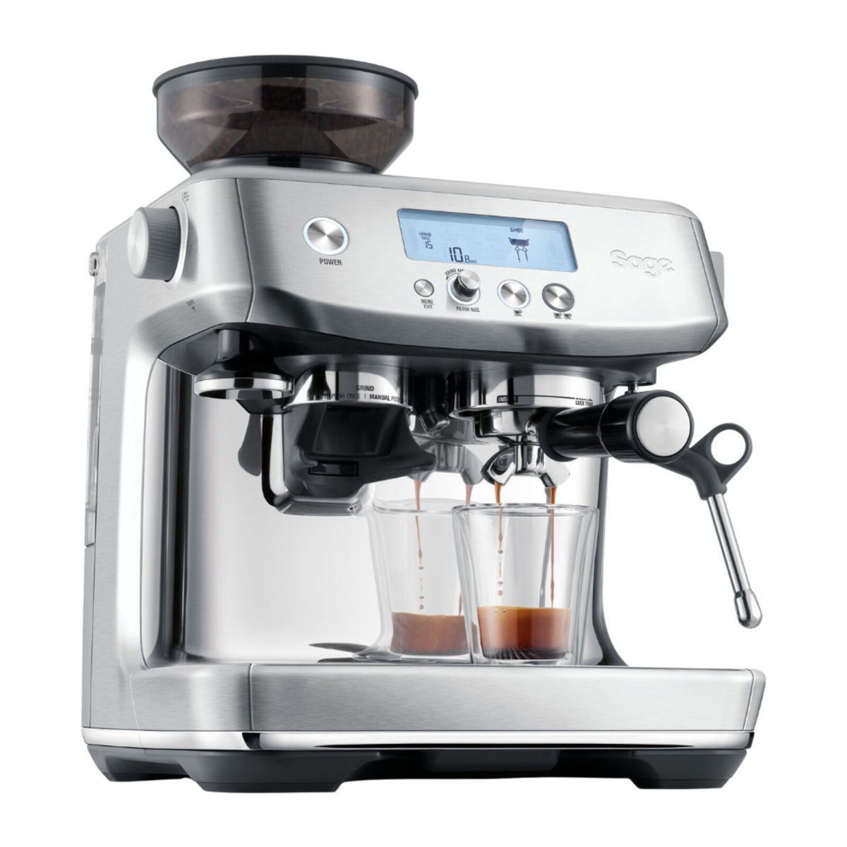 Sage SES878BSS Espressokone Harjattu teräs