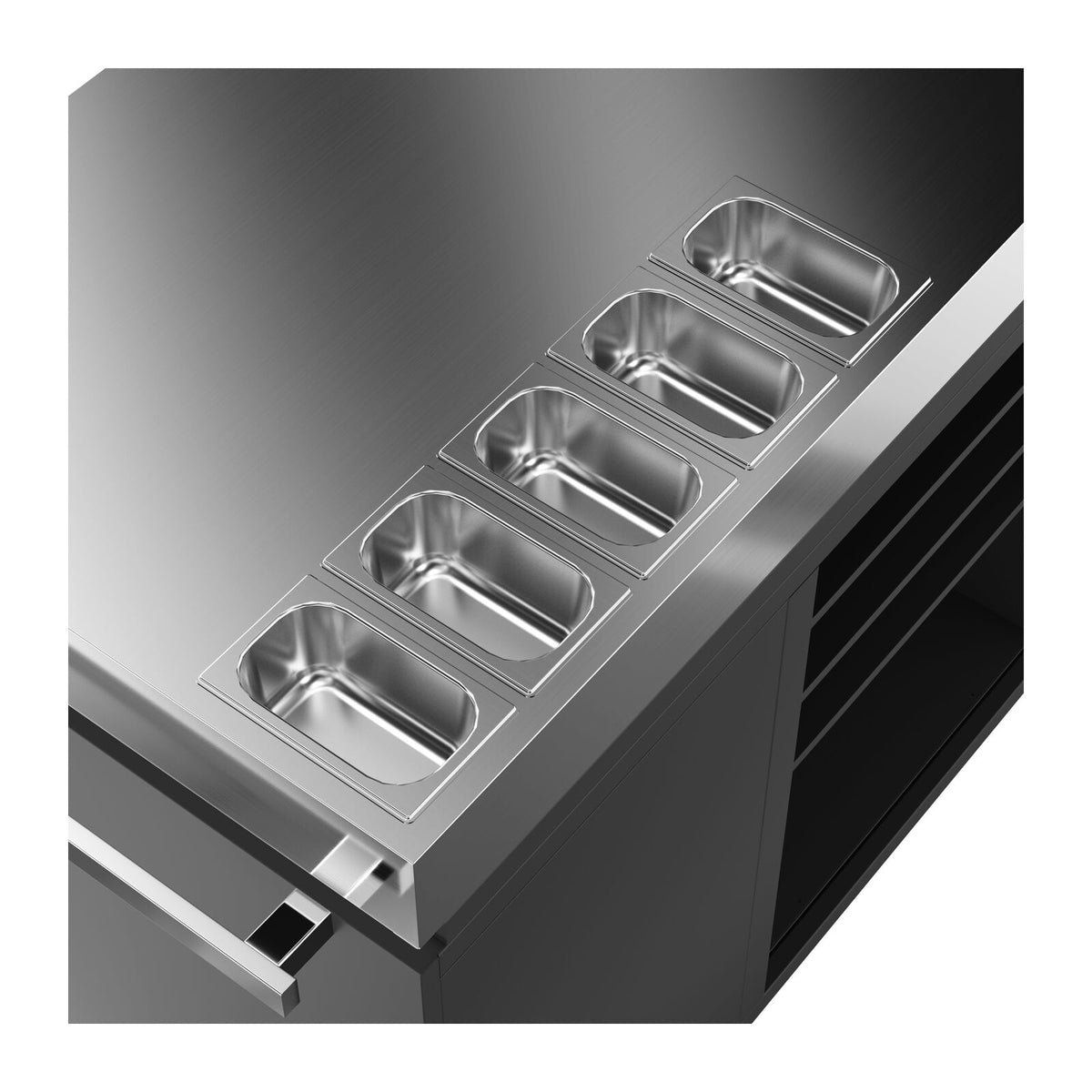 Everdure Pizza Station Pizza-asema Musta