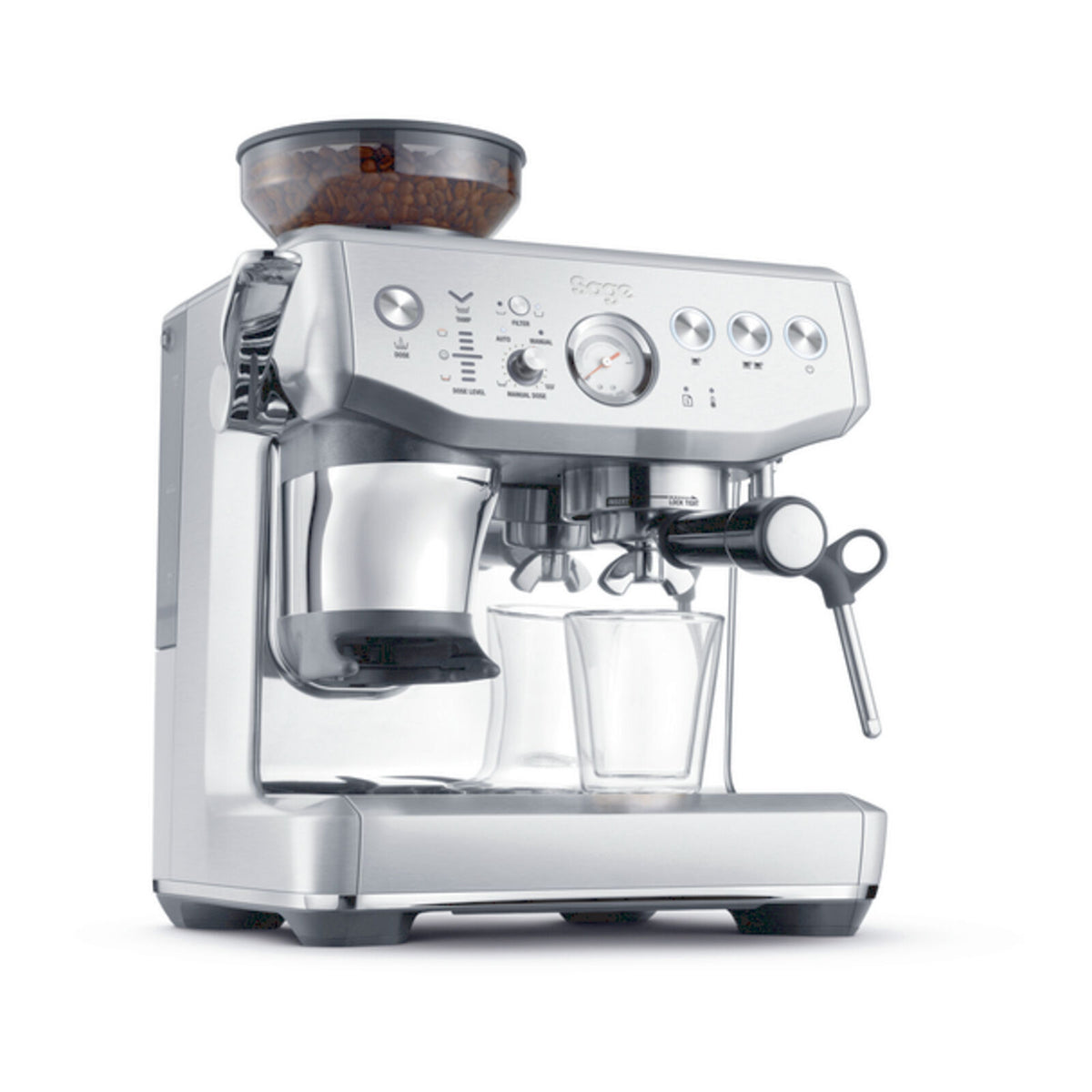 Sage SES876BSS espressokone, harjattu ruostumaton teräs