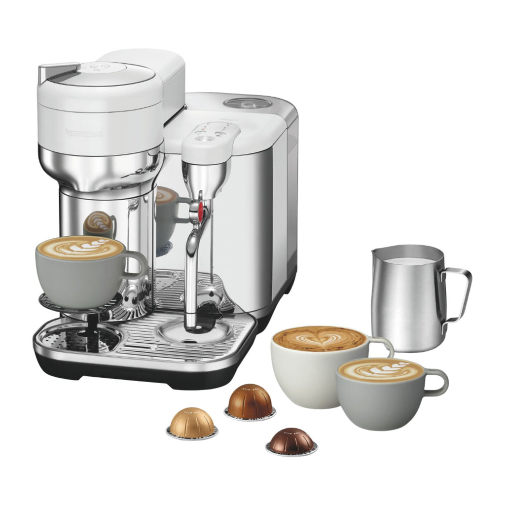 Sage SVE850SST Kapselikone Merisuola Valkoinen