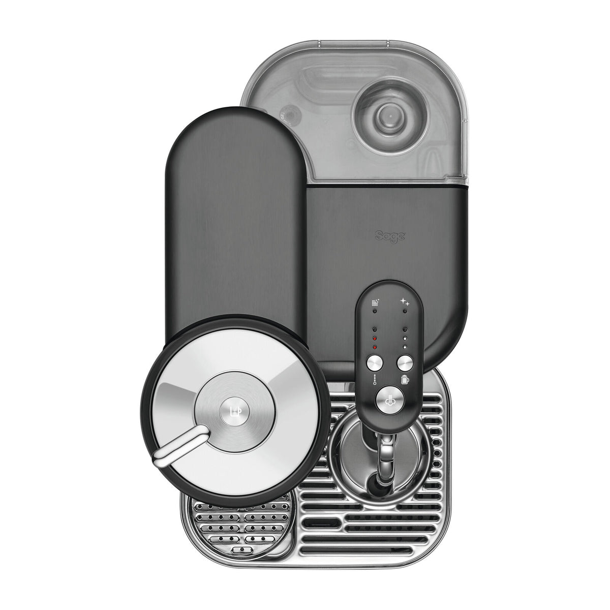 Sage SVE850BTR Capsule machine Black Truffle