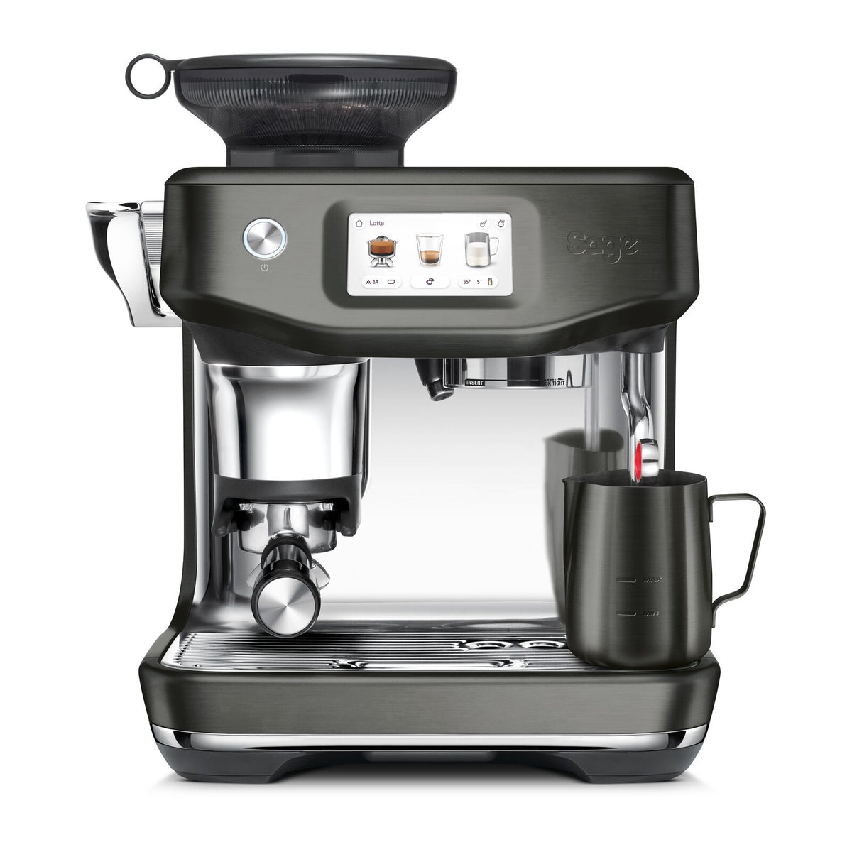 Sage SES881BST Espressomaskin Svart stål