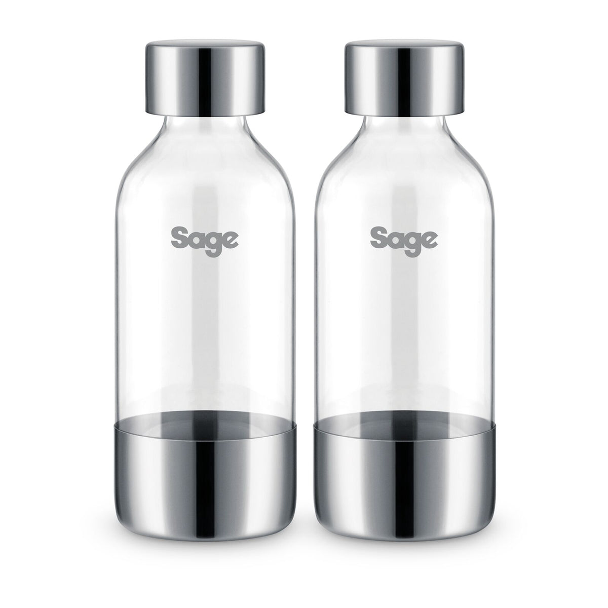 Sage SCA002 2-PACK SMALL Borstat rostfritt stål