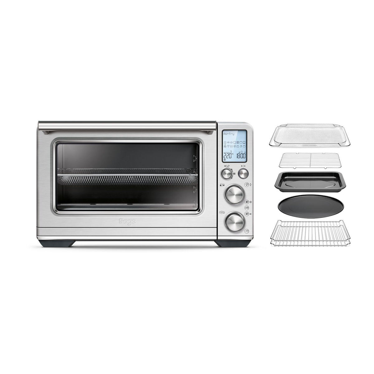 Sage SOV905BSS Smart Oven Air Fryer XL Miniuuni Hopea