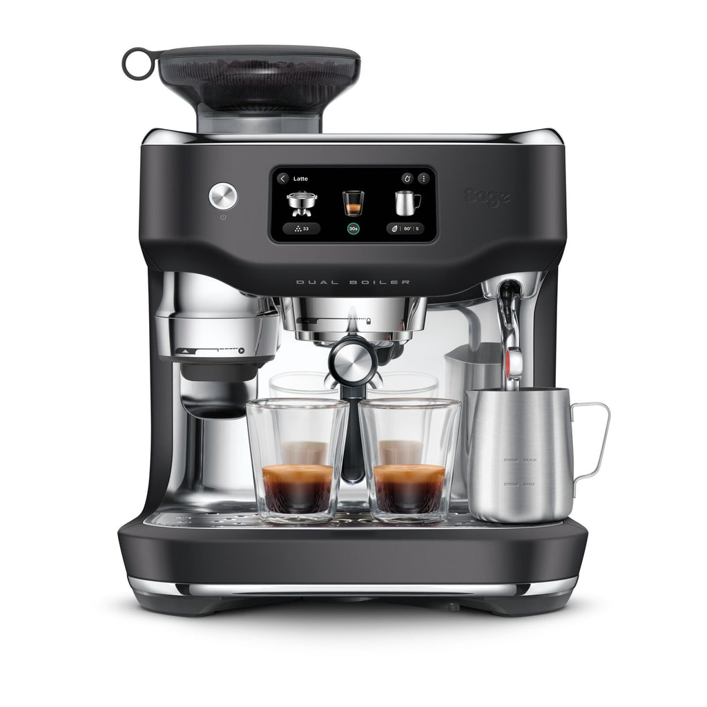 Sage SES995BTR Oracle Dual Boiler -espressokone Black Truffle
