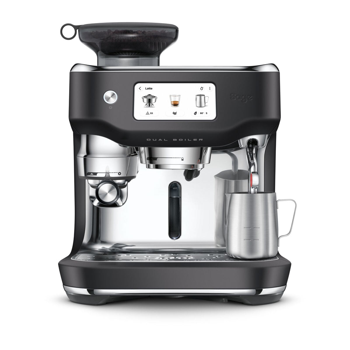 Sage SES995BTR Oracle Dual Boiler Espressomaskin Svart Tryffel
