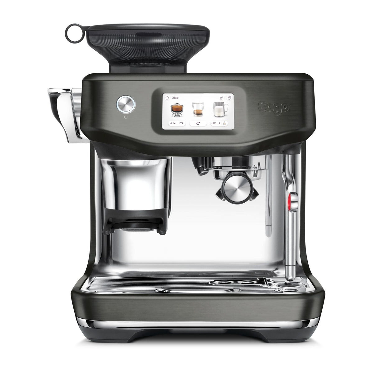 Sage SES882BST Barista Touch Impress Cold Espressomaskin Svart Rostfritt Stål