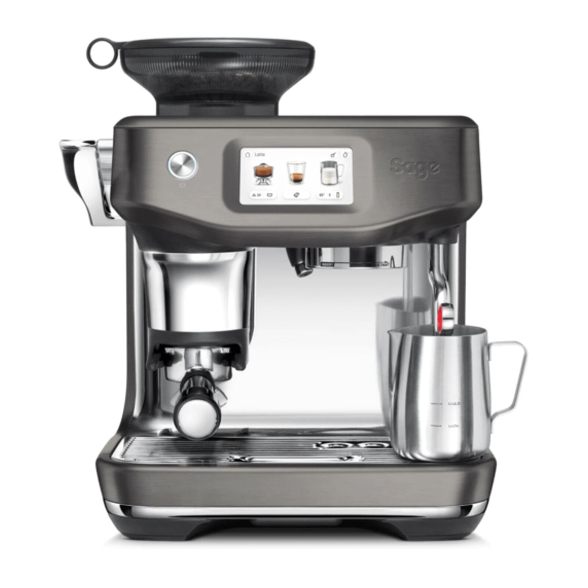 Sage SES882BST Barista Touch Impress Cold Espressomaskin Svart Rostfritt Stål