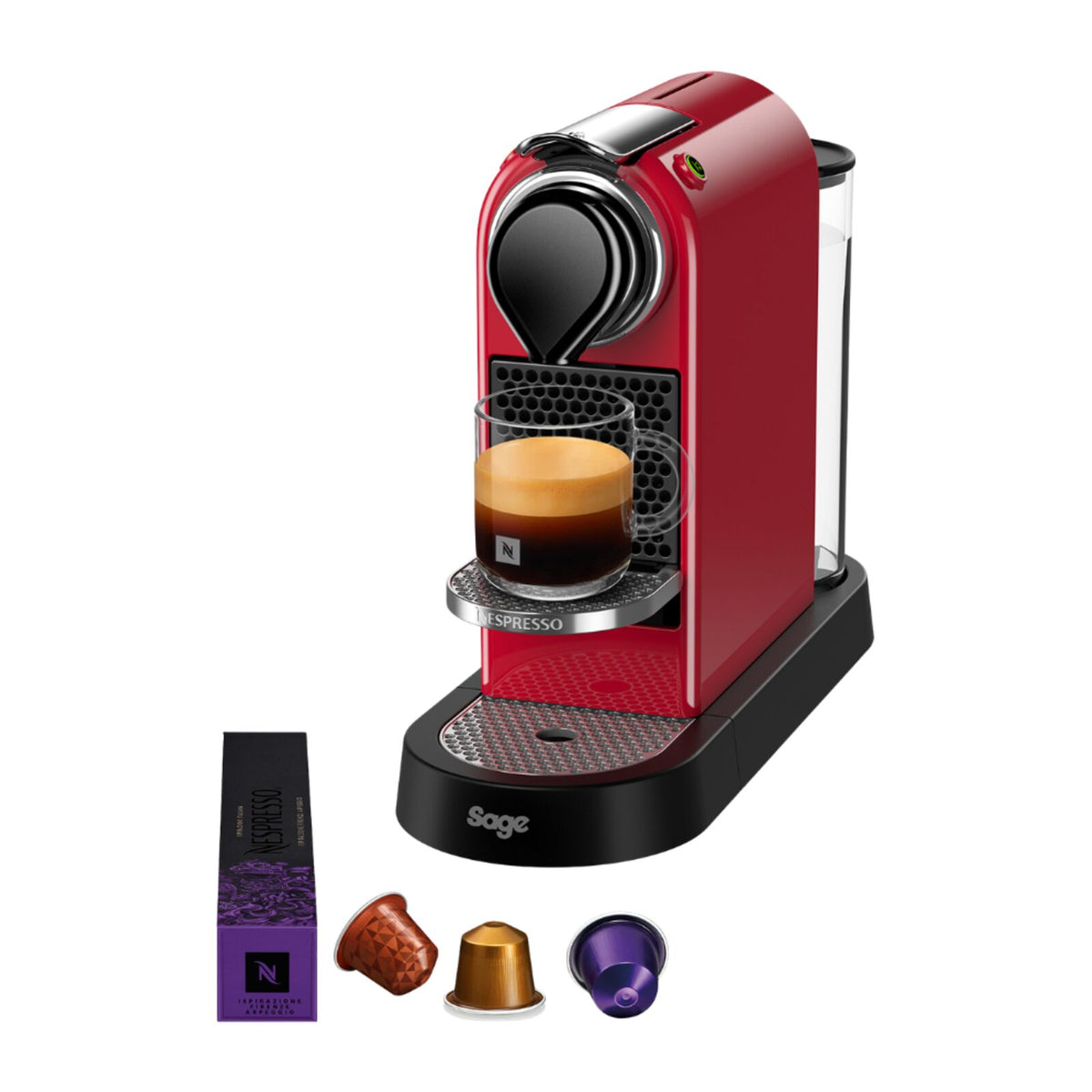 Sage SEC630RED Nespresso CitiZ kapselmaskin rød