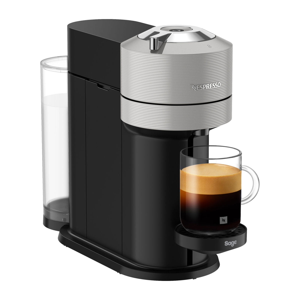Sage SNV 520 GRY Nespresso Vertuo Next Capsule machine Light Grey