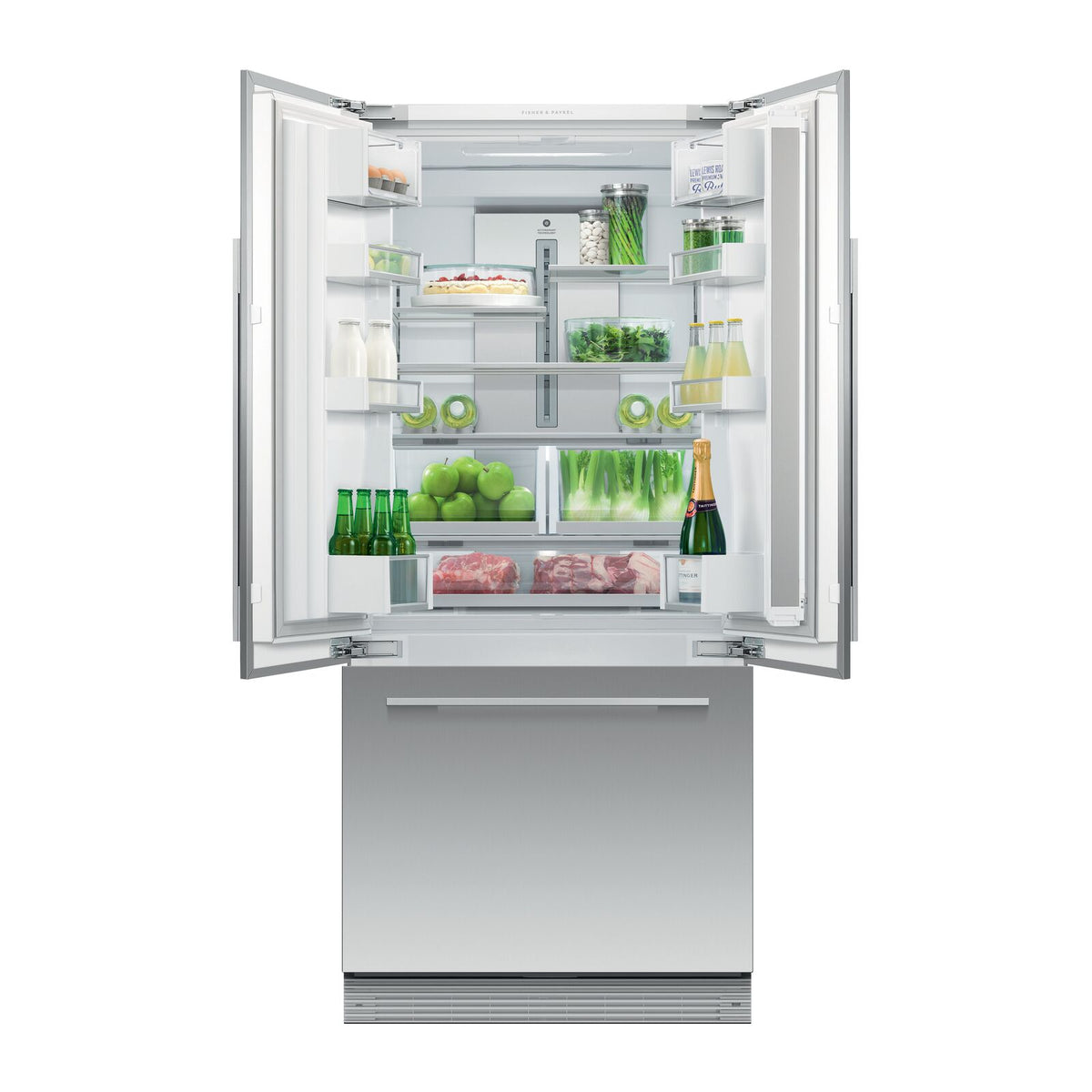 Fisher & Paykel RS80AU2 Kyl/frys Integrerad
