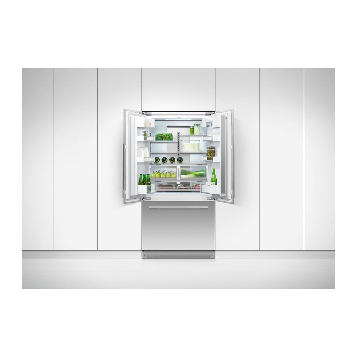 Fisher & Paykel RS90AU3 Kjøl/frys Integrert