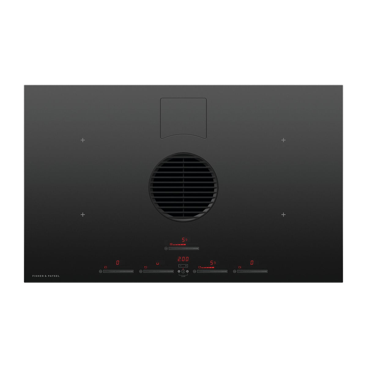 Fisher & Paykel CID834RDTB4 Kokeplate med integrert ventilator Svart